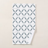 Modern minimalistisch eenvoudig geometrisch patroo bad handdoek (Handdoek)