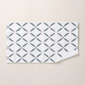 Modern minimalistisch eenvoudig geometrisch patroo bad handdoek (Handdoek)