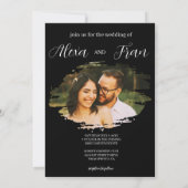 Modern Minimalistisch Eenvoudig Kaart (Achterkant)