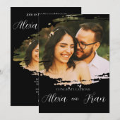 Modern Minimalistisch Eenvoudig Kaart (Voorkant / Achterkant)