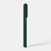 Modern Minimalistisch Eenvoudig Koel Groen Geperso iPhone Hoesje (Rechterkant)