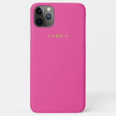 Modern Minimalistisch Eenvoudig Monogram Roze en G Case-Mate iPhone Case (Achterkant)