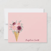 Modern Minimalistisch Eenvoudig Notitiekaartje (Voorkant)