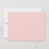 Modern Minimalistisch Eenvoudig Notitiekaartje (Achterkant)