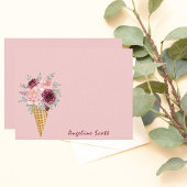 Modern Minimalistisch Eenvoudig Notitiekaartje