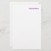 Modern Minimalistisch Eenvoudig Professioneel Briefpapier (Voorkant / Achterkant)