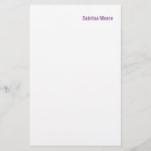 Modern Minimalistisch Eenvoudig Professioneel Briefpapier (Voorkant)