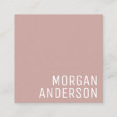 Modern minimalistisch eenvoudig professioneel foto vierkante visitekaartje (Voorkant)