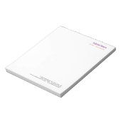 Modern Minimalistisch Eenvoudig Professioneel Notitieblok (Linkerzijde)