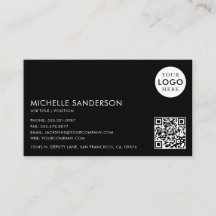 Modern Minimalistisch Eenvoudig Professioneel QR-c