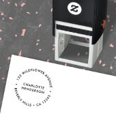 Modern minimalistisch | Eenvoudig retouradres Zelfinktende Stempel