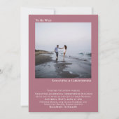 Modern minimalistisch eenvoudig Roos met een moste Kaart (Voorkant)