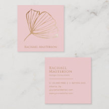 Modern Minimalistisch Eenvoudig Roze en Goud