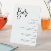 Modern minimalistisch Eenvoudig script bruiloft Ba Reclamebord Met Voetstuk (Insitu)