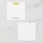 Modern Minimalistisch Eenvoudig Sober Informatiekaartje (Voorkant / Achterkant)