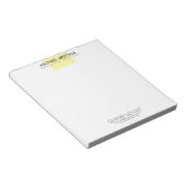 Modern Minimalistisch Eenvoudig Sober Notitieblok (Schuin)