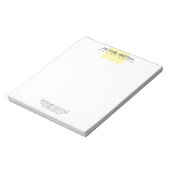 Modern Minimalistisch Eenvoudig Sober Notitieblok (Linkerzijde)
