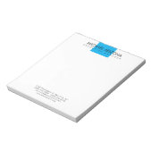 Modern Minimalistisch Eenvoudig Sober Notitieblok (Linkerzijde)