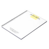 Modern Minimalistisch Eenvoudig Sober Notitieboek (Linkerzijde)