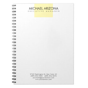 Modern Minimalistisch Eenvoudig Sober Notitieboek