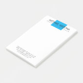 Modern Minimalistisch Eenvoudig Sober Post-it® Notes (Schuin)