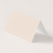 Modern minimalistisch eenvoudig visitekaartje (Achterkant)