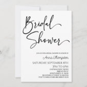 Modern minimalistisch eenvoudig Vrijgezellenfeest Kaart (Voorkant)