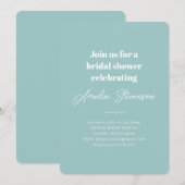 Modern minimalistisch eenvoudig Vrijgezellenfeest  Kaart (Voorkant / Achterkant)