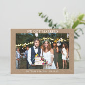 Modern minimalistisch eenvoudig: we hebben een geh bedankkaart (Staand voorkant)