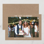 Modern minimalistisch eenvoudig: we hebben een geh bedankkaart (Voorkant / Achterkant)