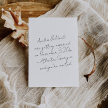 Modern Minimalistisch Eenvoudig Zwart Wit Save The