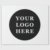 Modern, Minimalistisch, Elegant & Aanpasbaar Cadeaupapier (Vlak)