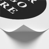 Modern, Minimalistisch, Elegant & Aanpasbaar Cadeaupapier (Hoek)