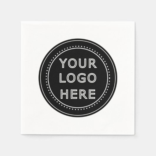 Modern, Minimalistisch, Elegant & aanpasbaar Papie Servet (Voorkant)