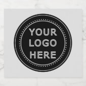 Modern, Minimalistisch, Elegant & aanpasbaar Papie Sparkling Wijnetiket (Enkel label)