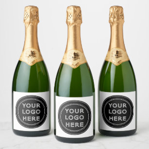 Modern, Minimalistisch, Elegant & aanpasbaar Papie Sparkling Wijnetiket