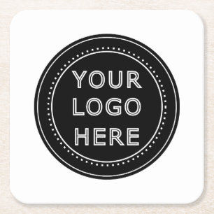 Modern, Minimalistisch, Elegant & bewerkbare papie Kartonnen Onderzetters