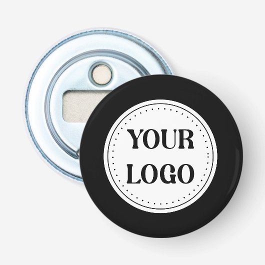 Modern, minimalistisch, elegant & button flesopener (Voorkant)