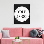 Modern, minimalistisch, elegant & canvas afdruk (Insitu (Woonkamer))