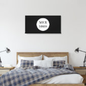 Modern, minimalistisch, elegant &  canvas afdruk (Insitu (Slaapkamer))