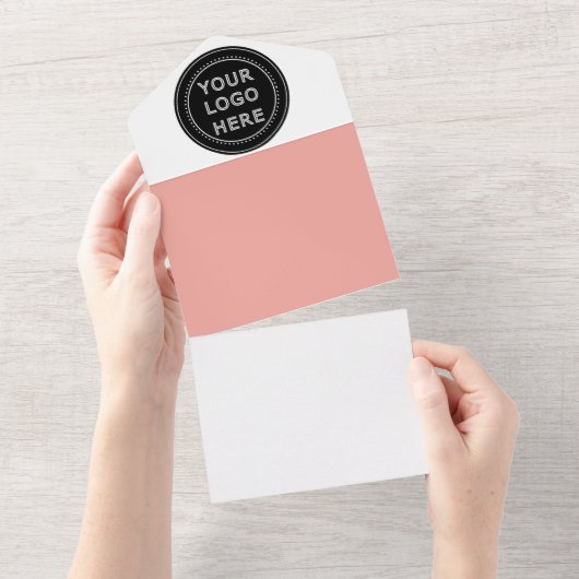 Modern, minimalistisch, elegant en all in one uitnodiging (Afscheurbaar)