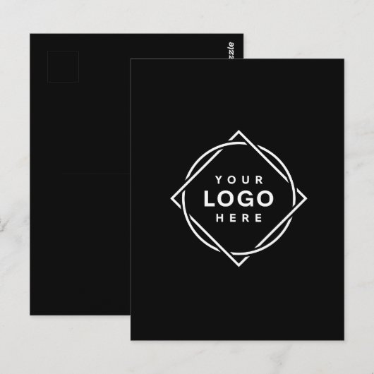 Modern, minimalistisch, elegant en briefkaart (Voorkant / Achterkant)