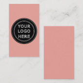 Modern, minimalistisch, elegant en  contactkaartje (Voorkant / Achterkant)