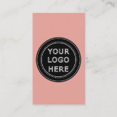 Modern, minimalistisch, elegant en  contactkaartje (Voorkant)