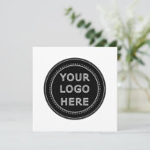 Modern, minimalistisch, elegant en feestdagenkaart (Staand voorkant)