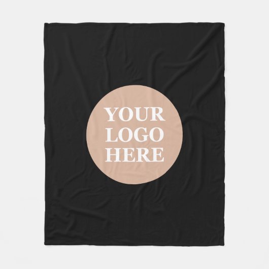 Modern, minimalistisch, elegant en  fleece deken (Voorkant)