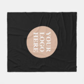 Modern, minimalistisch, elegant en  fleece deken (Voorkant (Horizontaal))