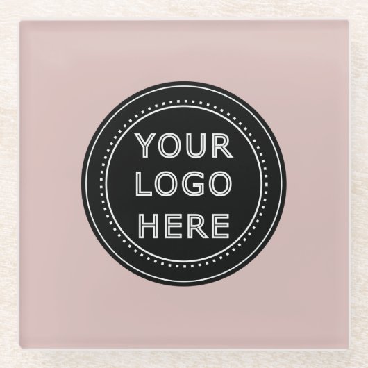 Modern, minimalistisch, elegant en glazen onderzetter (Voorkant)