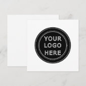 Modern, minimalistisch, elegant en  kaart (Voorkant / Achterkant)