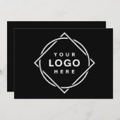 Modern, minimalistisch, elegant en  kaart (Voorkant / Achterkant)